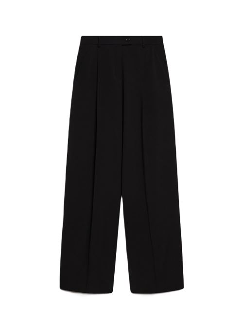 Pantalone over in lana stretch SportMax | 2422136031600004 NERO
